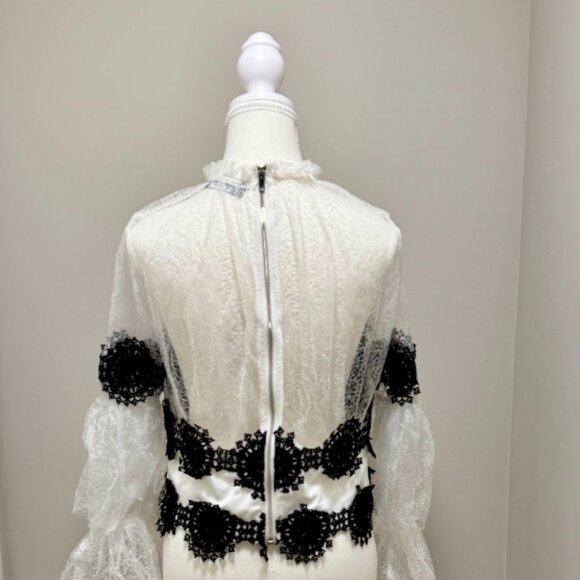 Akira| Puffer sleeve | mesh top - Picture 3 of 3